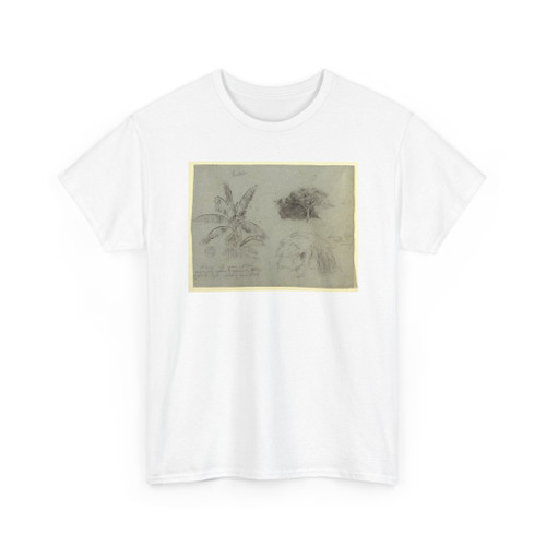 Frederic Edwin Church, American, - Botanical Sketches, Colombia or Ecuador - May–October 1853 v2 - T-Shirt