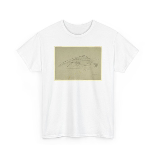Frederic Edwin Church, American, - Mountain in Bavaria - August 8, 1868 v2 - T-Shirt
