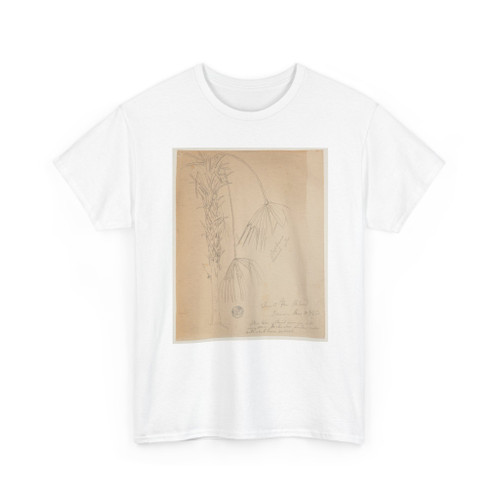 Frederic Edwin Church, American, - Small Fan Palm, Jamaica - June 14, 1865 v1 - T-Shirt
