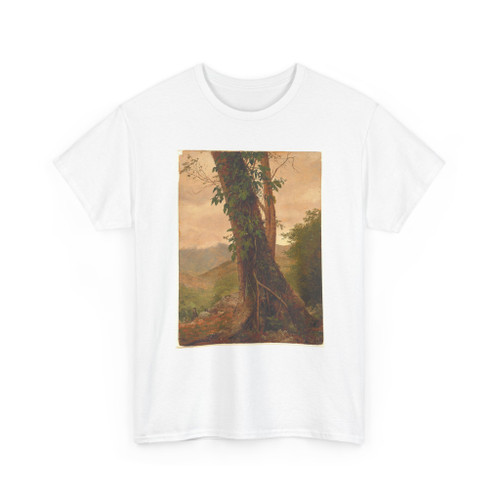 Frederic Edwin Church, American, - Tree with Vines, Jamaica - May 1865 v2 - T-Shirt
