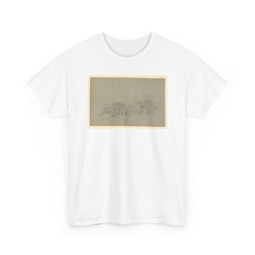 William Trost Richards, American, - Study of foliage - August 4,1865 - T-Shirt