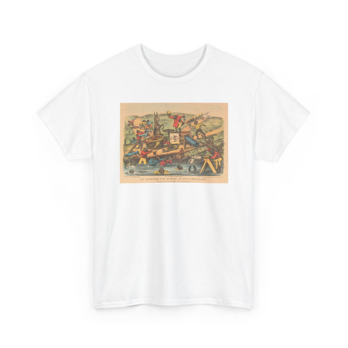 Koehler, Joseph - Lithograph, The Darktown Fire Brigade- Slightly Demoralized - ca 1889 v1 - T-Shirt