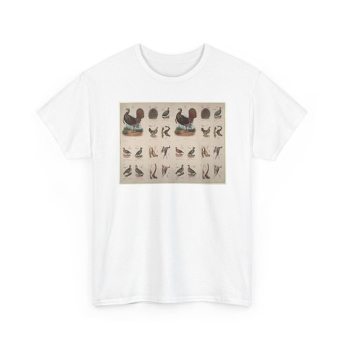 L. Prang & Company - Scratching Birds - ca 1864 v1 - T-Shirt