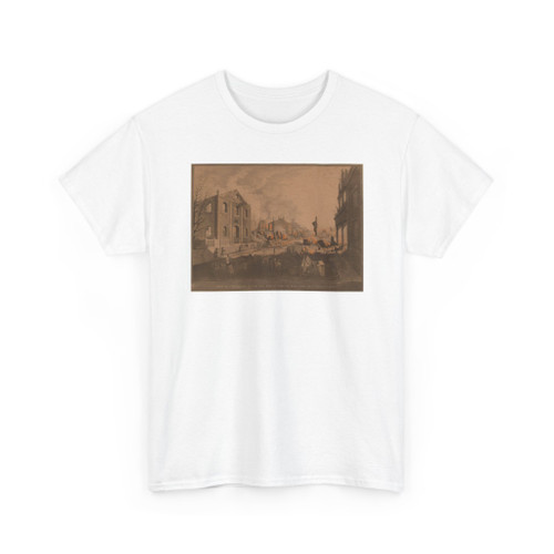 unknown - Lithograph, View of the Ruins After the Great Fire in New York (2) - 1836 v1 - T-Shirt