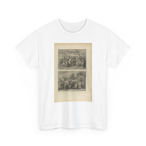Bernard Picart, French, born Paris, - Le Mercure Des Mexicains Adoré...-Divinite qui Preside a la Chasse - 1722 - T-Shirt