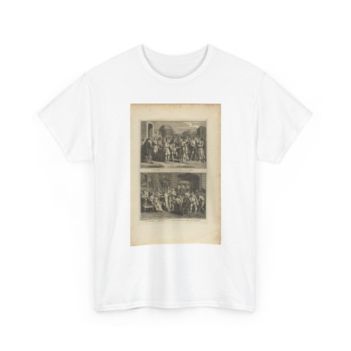 Bernard Picart, French, born Paris, - Manière dont l'Yncas Marie...-On Coupe les Cheveux, et on Donne un Nom... - 1723 - T-Shirt