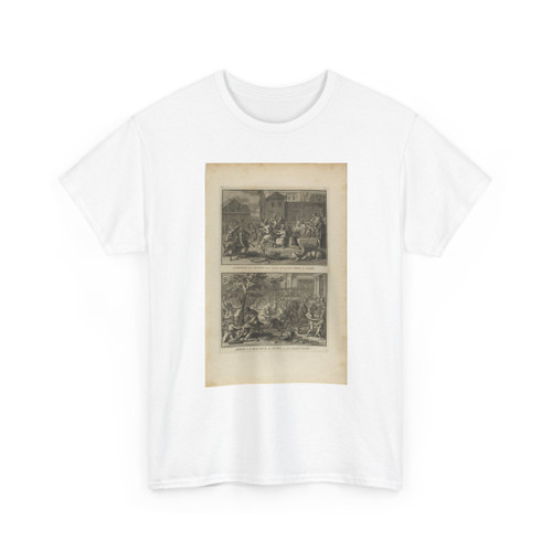 Bernard Picart, French, born Paris, - Sacrifice d'un Agneau Noir...Festin à l'Honneur du Soleil - 1723 - T-Shirt