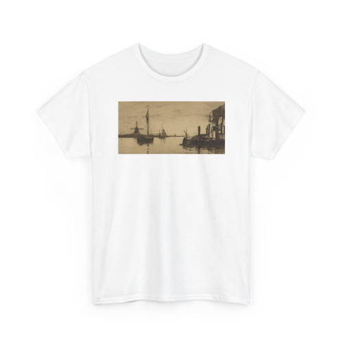 Charles A. Platt, born New York City - Evening on the Maas - 1884 - T-Shirt