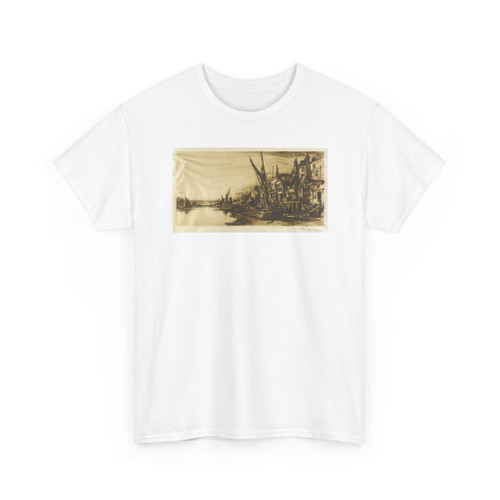 Charles A. Vanderhoof, born Middletown, - The Thames at Limehouse - n.d. - T-Shirt