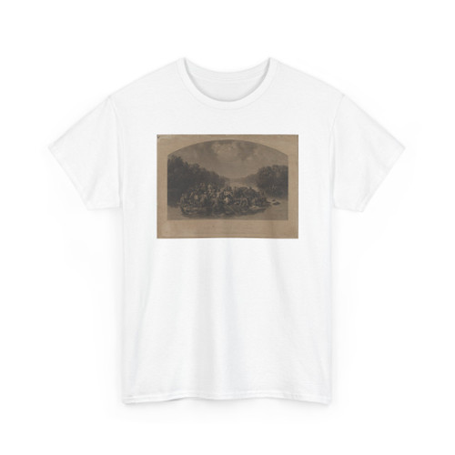 Charles Burt, born Edinburgh, Scotland - Marion Crossing the Pee Dee - unknown - T-Shirt