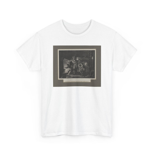 Charles Christian Nahl, born Kassel, - Miner's Cabin, Result of the Day - 1852 - T-Shirt