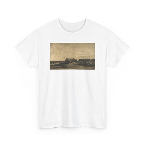 Charles Walter Stetson, born Tiverton, - Untitled-Village Landscape - 1885 - T-Shirt