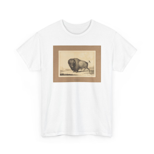 George Catlin, born Wilkes-Barre, PA - Buffalo Bull-no. 2 - unknown - T-Shirt