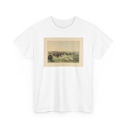 George Catlin, born Wilkes-Barre, PA - Buffalo Hunt, under the White Wolfskin-no. 13 - unknown - T-Shirt