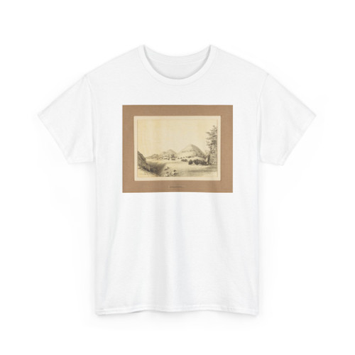 George Catlin, born Wilkes-Barre, PA - Hunters Stalking Buffalo-no. 11 - unknown - T-Shirt