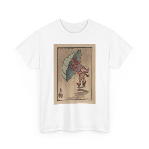 Helen Hyde, born Lima, NY 1868-died - The Blue Umbrella - 1914 - T-Shirt