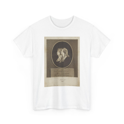 Jean Pierre Marie Jazet, French, born - Louis Seize, Marie Antoinette, and Mgr. le Dauphin - n.d. - T-Shirt