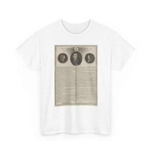 Unidentified (French) - Testament de Louis XVI - n.d. - T-Shirt