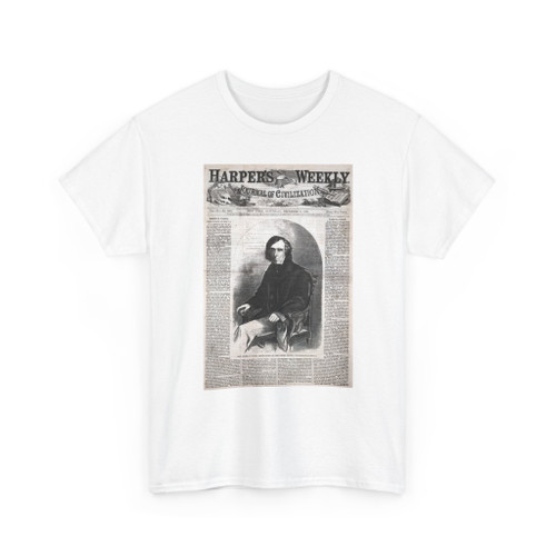 Winslow Homer, born Boston, MA - Hon. Roger B. Taney, Chief-Justice of the United States, from Harper's Weekly, - 1860 - T-Shirt