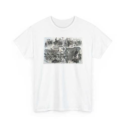Winslow Homer, born Boston, MA - The Songs of the War, from Harper's Weekly, November 23, 1861 - 1861 - T-Shirt