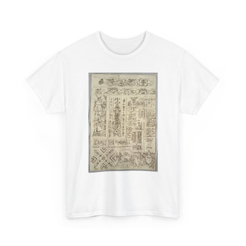 Felice Giani, Italian, 1758–1823 - Decorative Studies of Candelabrum and a Ceiling - 1814–18 - T-Shirt