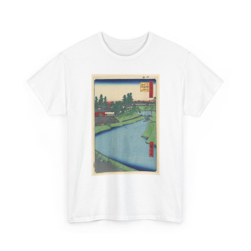 Ando Hiroshige, Japanese, 1797–1858 - Scene of the Moat - 1797-1858 - T-Shirt
