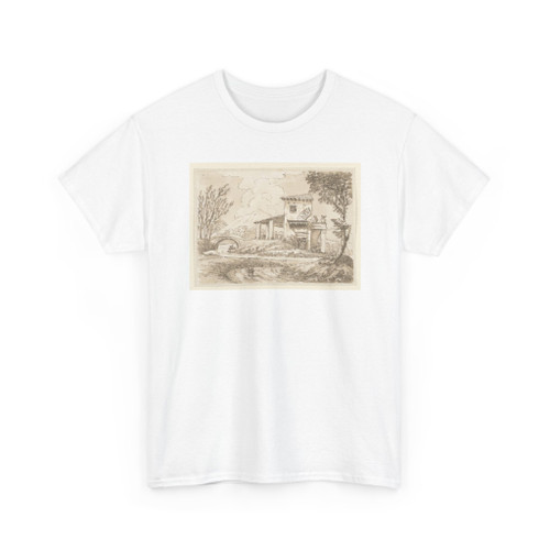 Carlo Marchionni, Italian, 1702–1786 - Landscape with Villa - 1750–60 v2 - T-Shirt