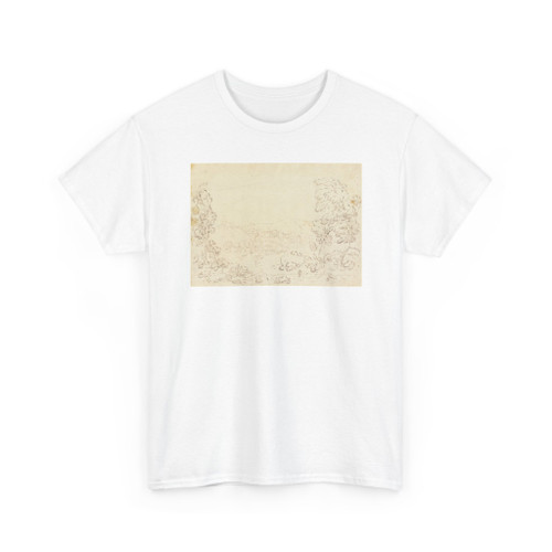 Carlo Marchionni, Italian, 1702–1786 - View of a Village in Mountainous Country - 1770–86 v1 - T-Shirt