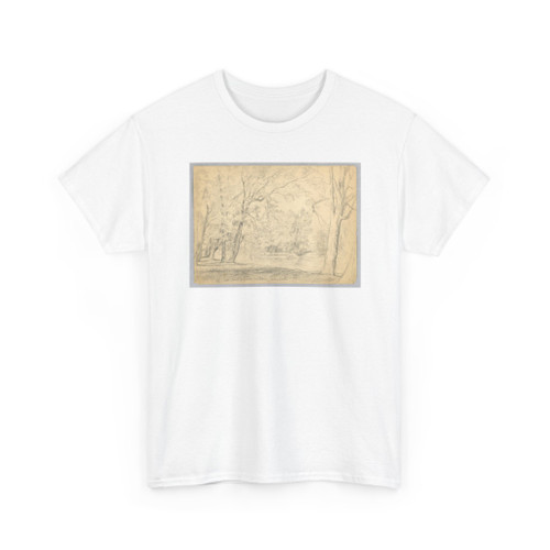 Daniel Huntington, American, 1816–1906 - Saco River, North Conway, New Hampshire - August 1854 - T-Shirt