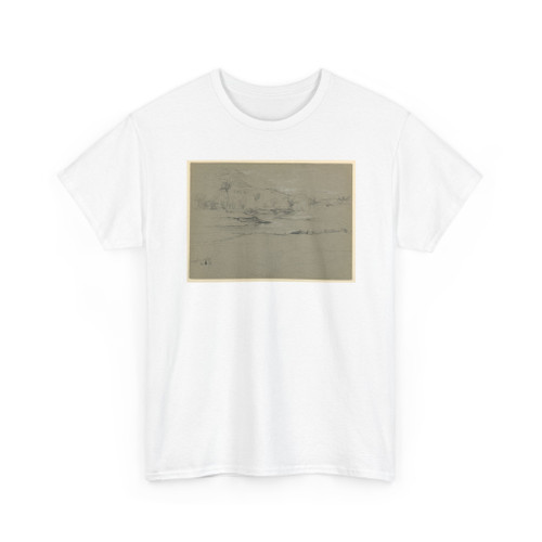 Daniel Huntington, American, 1816–1906 - View of Mountains, On the Way to Cambridge, Vermont - September 6, 1866 - T-Shirt