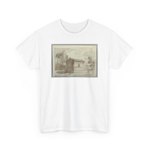 Felice Giani, Italian, 1758–1823 - Classical Temple in a Landscape - ca. 1805 - T-Shirt