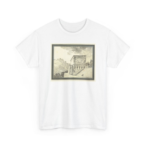 Felice Giani, Italian, 1758–1823 - Imaginary Classical Temple in the Mountains - 1800–1825 - T-Shirt