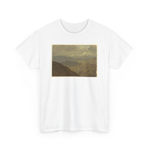 Frederic Edwin Church, American, - Among the Blue Mountains, Jamaica - July 1865 v3 - T-Shirt
