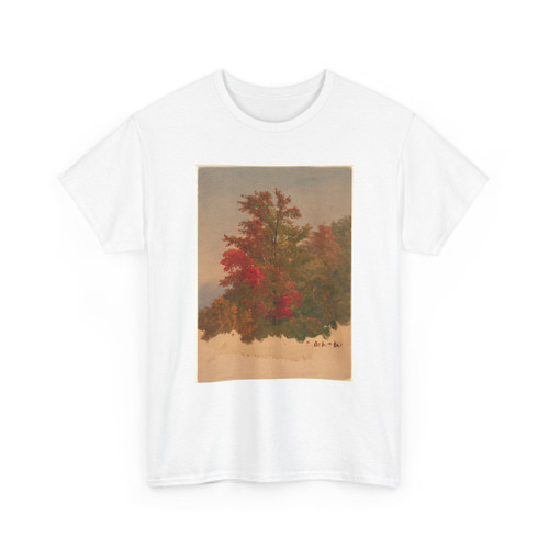Frederic Edwin Church, American, - Autumn Foliage, Hudson, New York - October 1860 v1 - T-Shirt
