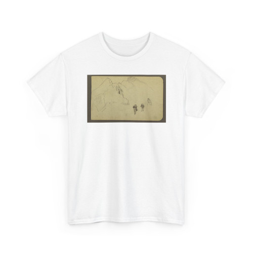 Frederic Edwin Church, American, - Figures and Mountains, Mexico - 1890–93 v3 - T-Shirt