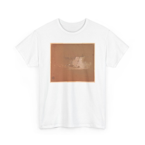 Frederic Edwin Church, American, - Horseshoe Falls and Terrapin Tower, Niagara River, Canada - October 1856 v2 - T-Shirt