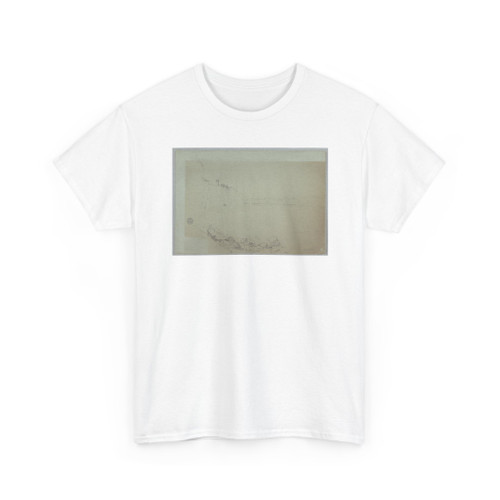 Frederic Edwin Church, American, - Horseshoe Falls from the American Bank, Niagara Falls, New York - July 7, 1856 v3 - T-Shirt