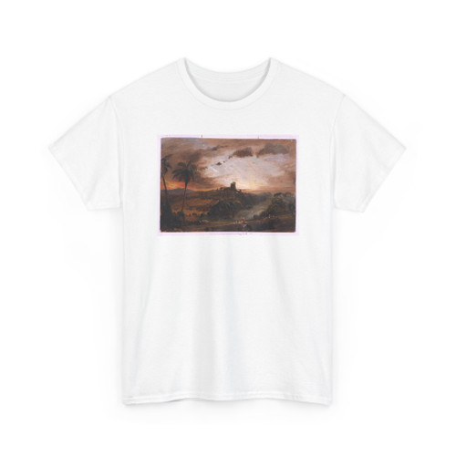 Frederic Edwin Church, American, - Imaginary South American Landscape - 1857–75 v2 - T-Shirt