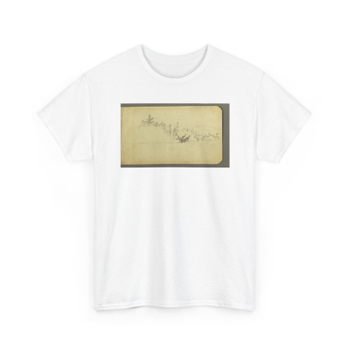 Frederic Edwin Church, American, - Lake Millinocket and Mt. Katahdin, Maine - 1878 v3 - T-Shirt