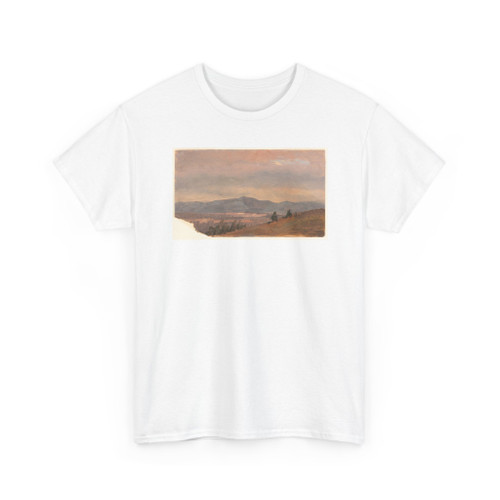 Frederic Edwin Church, American, - Looking toward the Catskills, Hudson, New York - 1870–80 v1 - T-Shirt