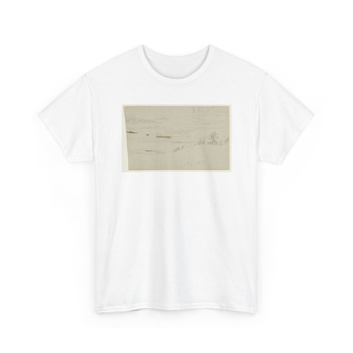 Frederic Edwin Church, American, - Looking Southwest from Long Hill, Hudson, New York - August 1863 v1 - T-Shirt