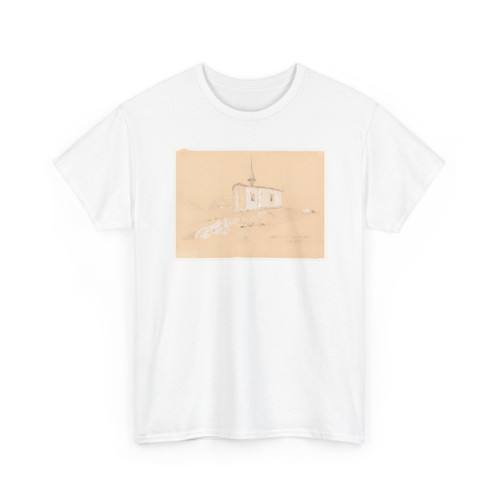 Frederic Edwin Church, American, - Little Church near Bel Alp, Switzerland - August 28, 1868 v1 - T-Shirt