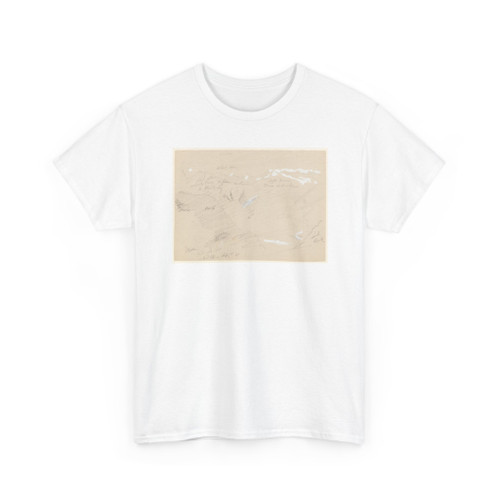 Frederic Edwin Church, American, - Moon over the Rhône Valley, Belalp, Switzerland - September 1, 1868 v1 - T-Shirt