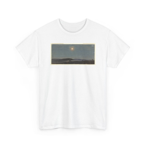Frederic Edwin Church, American, - Moon Rising over the Porcupine Islands, Bar Harbor, Maine - probably 1860 v2 - T-Shirt