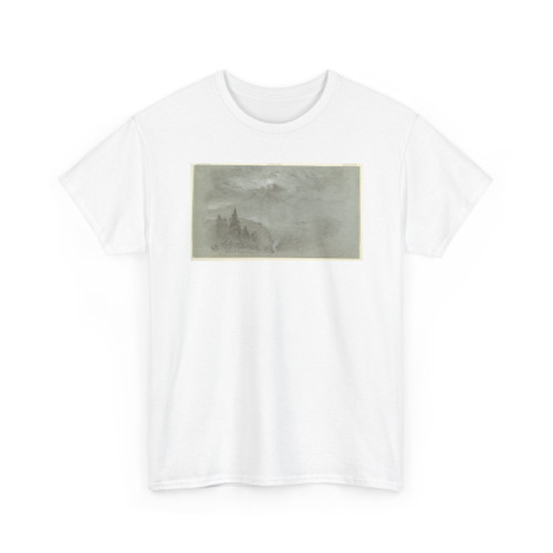 Frederic Edwin Church, American, - Moonlight over the Watzmann, Bavaria (Germany) - July 27, 1868 v2 - T-Shirt
