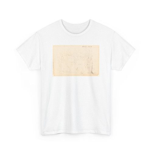 Frederic Edwin Church, American, - Moses Rock, near the Catskill Mountain House, Catskill, New York - July 1844 v1 - T-Shirt