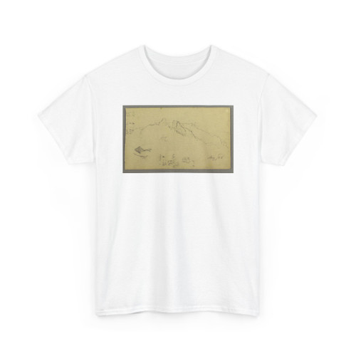 Frederic Edwin Church, American, - Mountain Peaks and Wayside Shrine - August 1868 v3 - T-Shirt