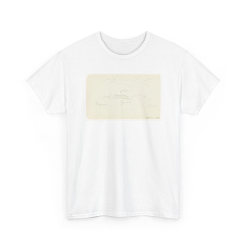 Frederic Edwin Church, American, - Mountain Range and Figures, Mexico - 1883–1884 v2 - T-Shirt