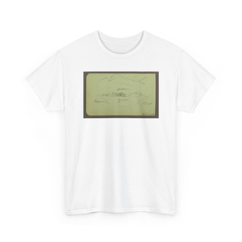 Frederic Edwin Church, American, - Mountain Range and Figures, Mexico - 1883–1884 v4 - T-Shirt