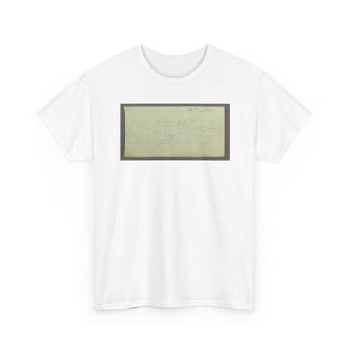 Frederic Edwin Church, American, - Mountains near Beirut, Lebanon - February 7, 1868 v2 - T-Shirt